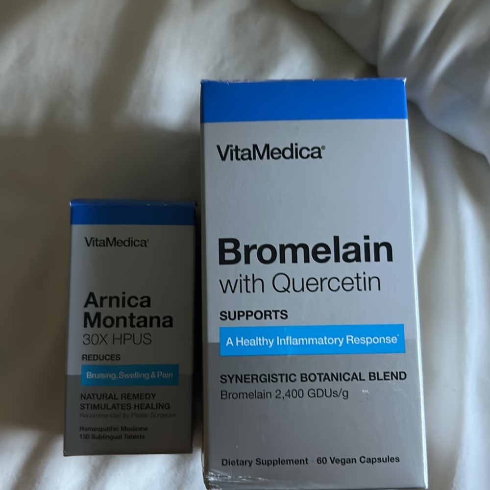 VitaMedica Bromelain with Quercetin tablets plus Arnica Montana  30x HPUS